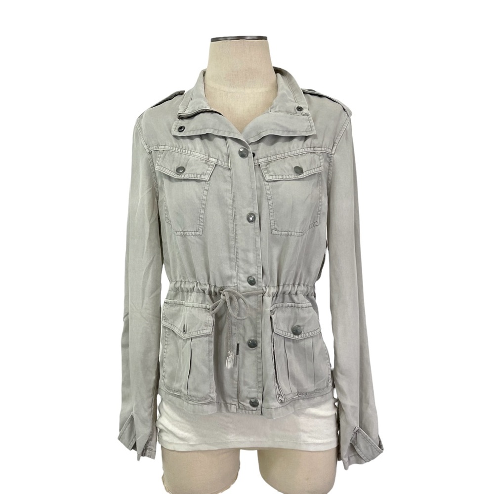 Aritzia- Talula Flawed* Wiltern Gray Utility Jacket Size Small.